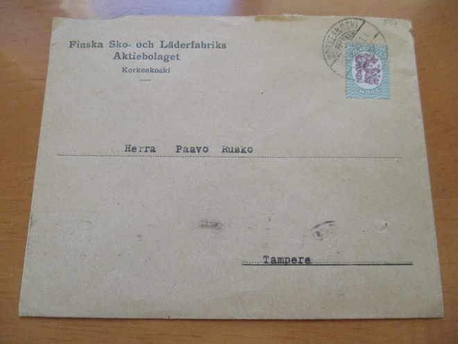 1923 Korkeakoski liikekuori