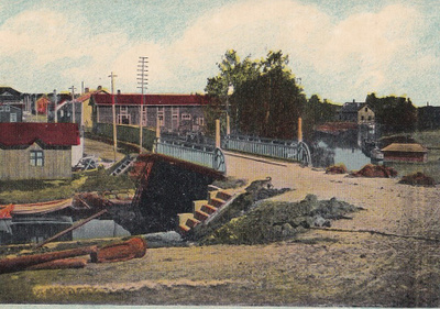 Kokkola, Gamla Garleby ,wanhakortti väri    b579