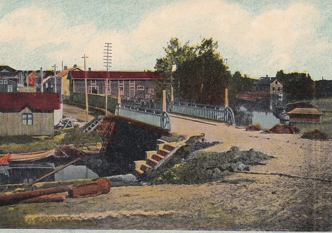 Kokkola, Gamla Garleby ,wanhakortti väri    b579