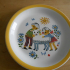 Vintage keraaminen lautanen Stavangerflint. - pikkukuva 1