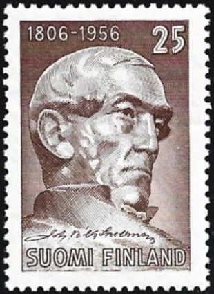 1956 J.V. Snellmanin syntymästä 100 v ** LaPe 455