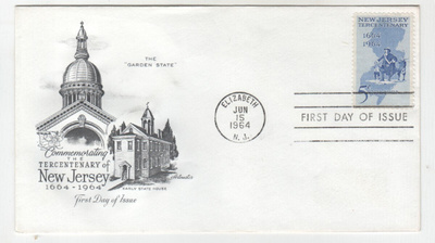 USA FDC 1964 new Jersey