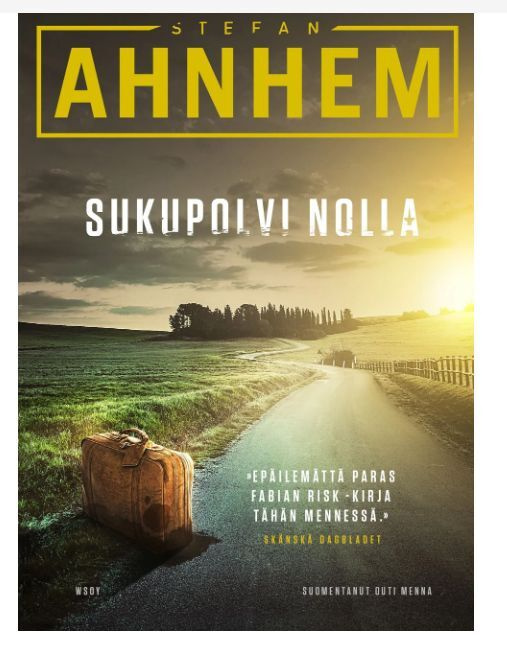 UUTUUS KIRJA! Ahnhem Stefan. Sukupolvi nolla. Kovakantinen