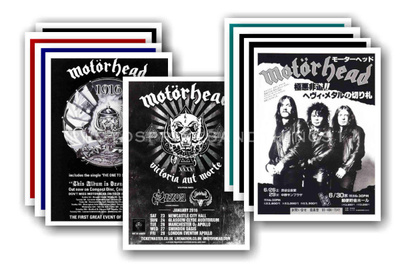 MOTÖRHEAD -- korttisetti x10  (UPEA lahja!) #1 motorhead