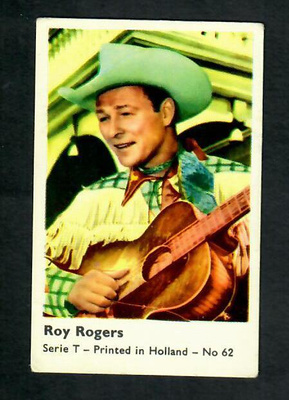 Keräilykuva - Roy Rogers Serie T No 62 - Printed in Holland