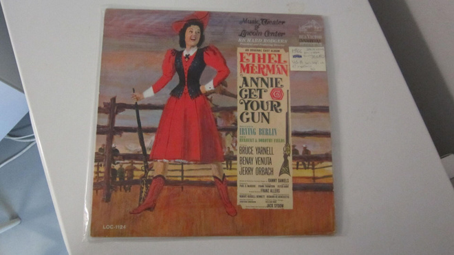 Ethel Merman LP 1966 mono Annie Get Your Gun