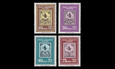 Turkki 1850-3 ** Postimerkki 100v (1963)