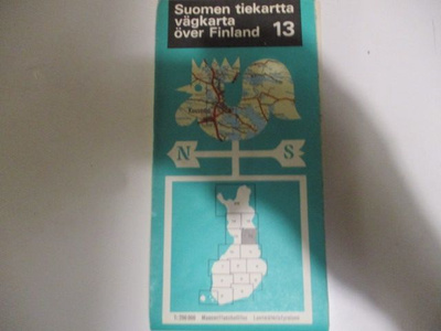 SUOMEN TIEKARTTA 13