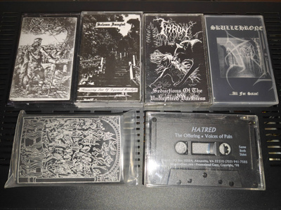 Kasetit 6kpl Black Metal, Death Metal, Drone