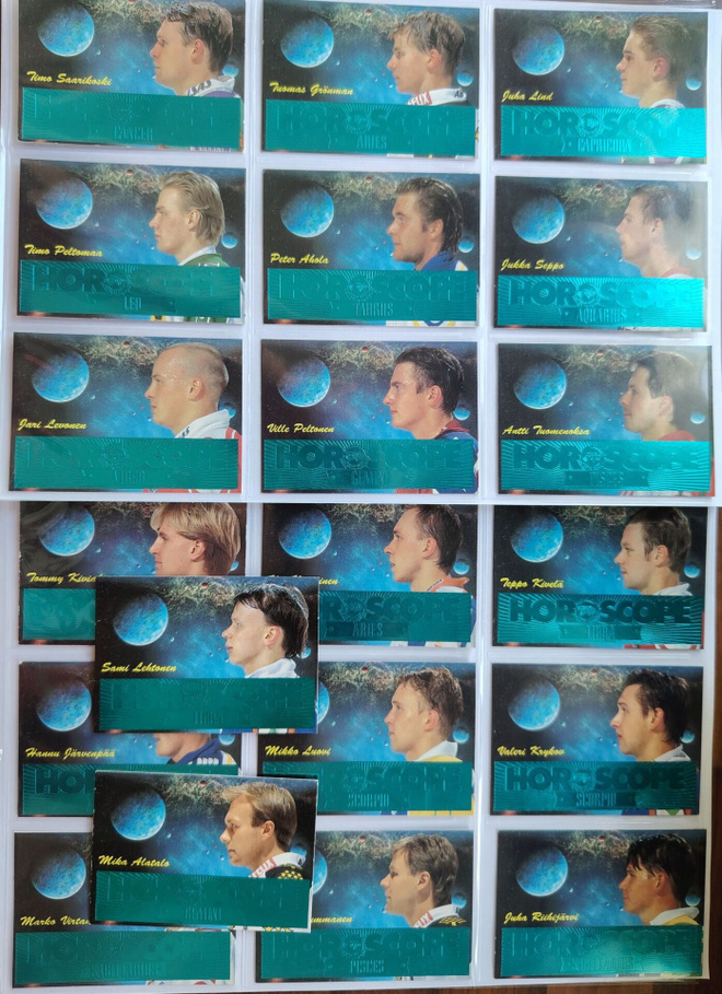 1994-95 Sisu Horoscope täysi erikoiskorttisarja