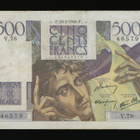 Ranska 500 Francs 28.3.1946, Chateaubriand, P-129a F - pikkukuva 1