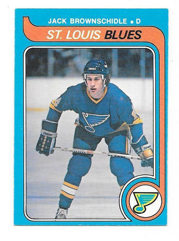 1979-80 OPC #278 Jack Brownschidle St Louis Blues
