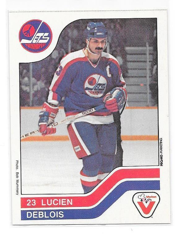 1983-84 Vachon #125 Lucien DeBlois Winnipeg Jets