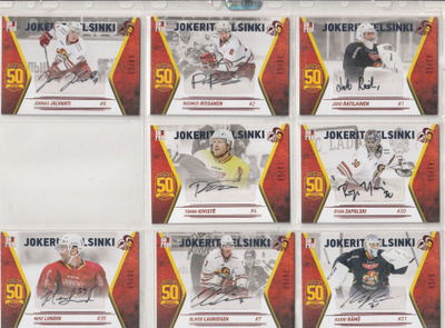 Signature Jersey Stick kortteja Jokerit 2017-18