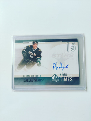 Perttu Lindgren 10-11 SP Authentic Sign of the Times