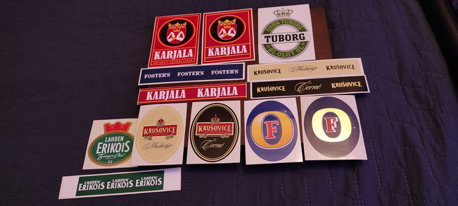 Karjala Fosters Tuborg tarroja