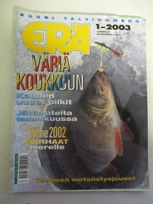 Erä ja kalastuslehtiä 1,00€ kpl