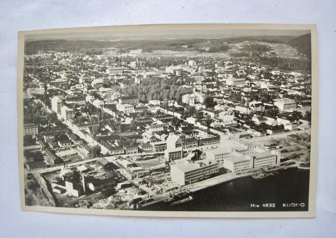 VANHA Postikortti Kuopio 1952 Karhumäki