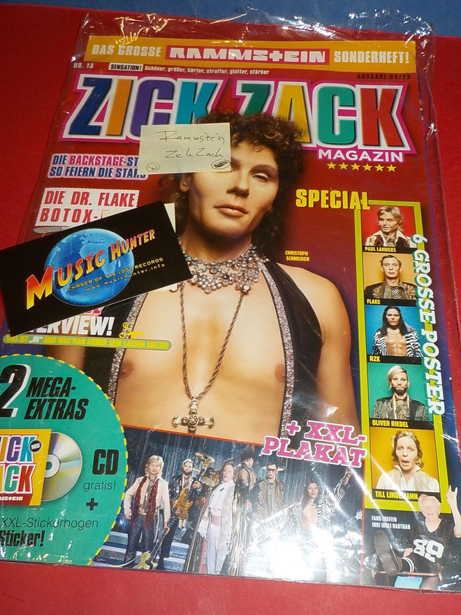 RAMMSTEIN - ZICK ZACK CDS + LEHTI + TARRA