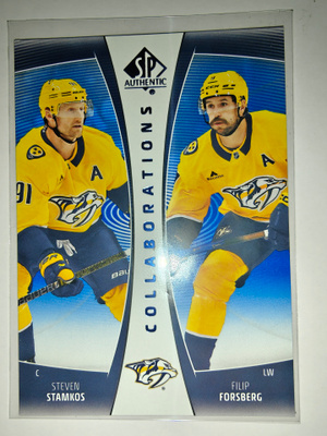 Stamkos & Forsberg 2025-26 SP Authentic Collaborations
