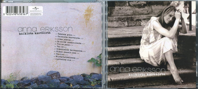 ANNA ERIKSSON . CD-LEVY . KAIKISTA KASVOISTA