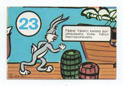 Purkkakuva Hellas KOPLA n:o 119 1971 VÄISKI VEMMELSÄÄRI LAIT