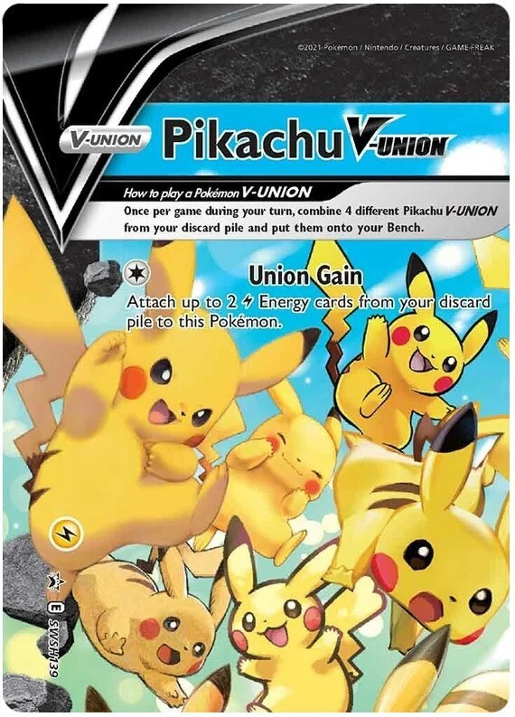 Pikachu V-UNION SWSH139 - Black Star Promo - NM/M