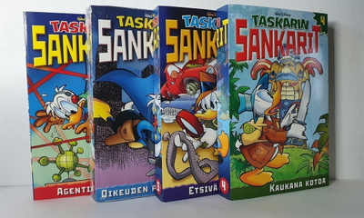 Taskarin sankarit # 1-4 (+ uusi keräilykotelo)
