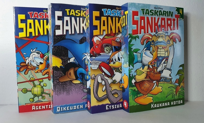 Taskarin sankarit # 1-4 (+ uusi keräilykotelo)