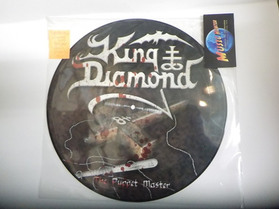 KING DIAMOND - THE PUPPET MASTER kuvalevyt 2 LP uusi +