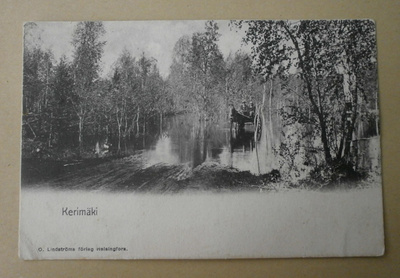Kerimäki, hevosajoa tulvan keskellä, vanha mv pk, ei p.