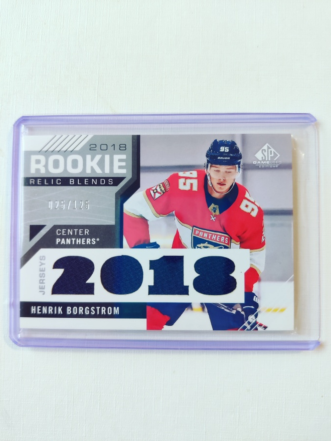 Henrik Borgström - 18-19 SPGU Rookie Relic Blends /125