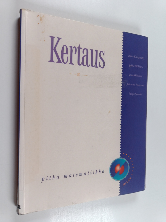 Jukka Kangasaho : Kertaus : pitkä matematiikka