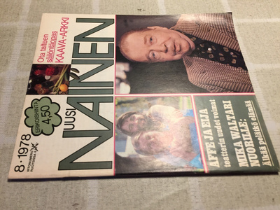 UUSI NAINEN 8/1978 HYVÄ