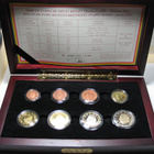 2001 BELGIA 1c - 2 euro PROOF sarja laatikossa - pikkukuva 1