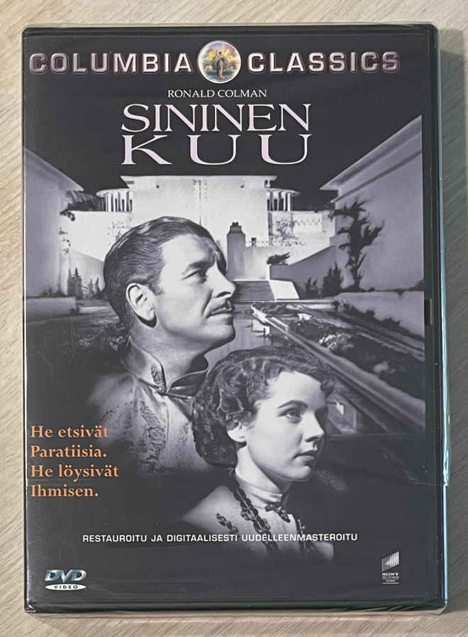 Frank Capra: SININEN KUU (1937) Ronald Colman (UUSI)