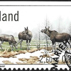 Åland 2000 ÅV 8 Hirvet 2,60 mk EP leima LaPe 171 - pikkukuva 1