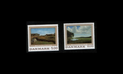 Tanska 1044-5 ** Tanskalaista maalaustaidetta (1992)