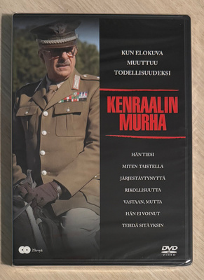 Kenraalin murha (2DVD) tosipohjainen minisarja (UUSI)