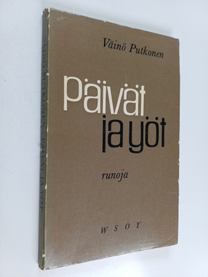 Väinö Putkonen : Päivät ja yöt : runoja