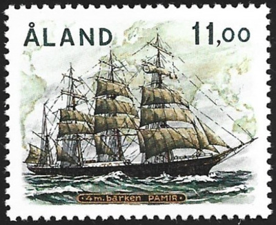 Åland 1988 PurjelaivojaParkki Pamir 11,00 mk ** LaPe 030