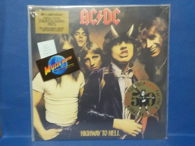 AC/DC - HIGHWAY TO HELL UUSI 2024 GOLD VINYL LP