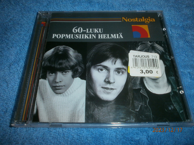 60-LUVUN POPMUSIIKIN HELMIÄ    -   CD