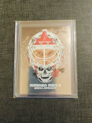 Miikka Kiprusoff - 09-10 ITG BTP Masked Men II Silver /100
