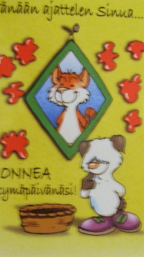 NO 168-  tänään ajattelen ainua -  onnea