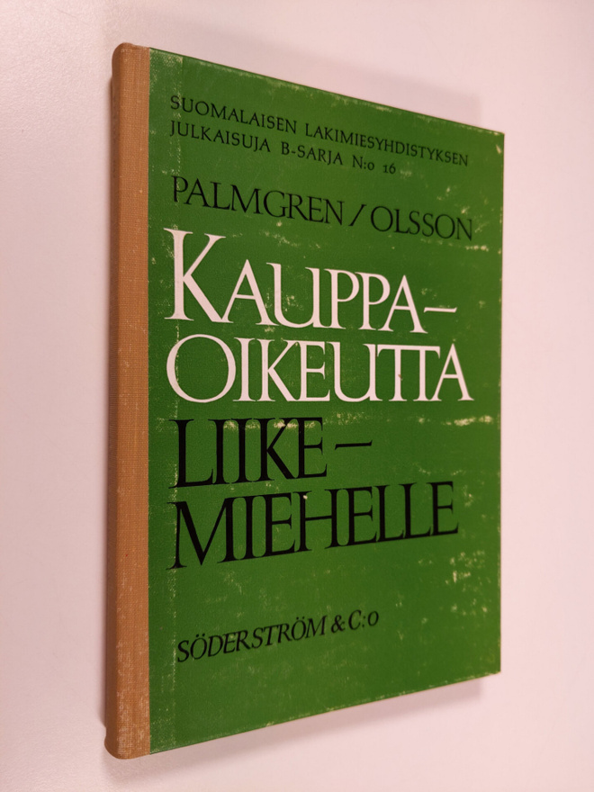 Gunnar Palmgren : Kauppaoikeutta liikemiehille