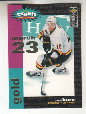Pavel Bure1995-96 UD cc You Crash the Game Gold