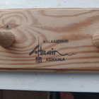 Vääksy / Asikkala puinen vintage naulakko, Kalakievari Atrai - pikkukuva 3