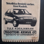 Opel kadett jääraappa - pikkukuva 1
