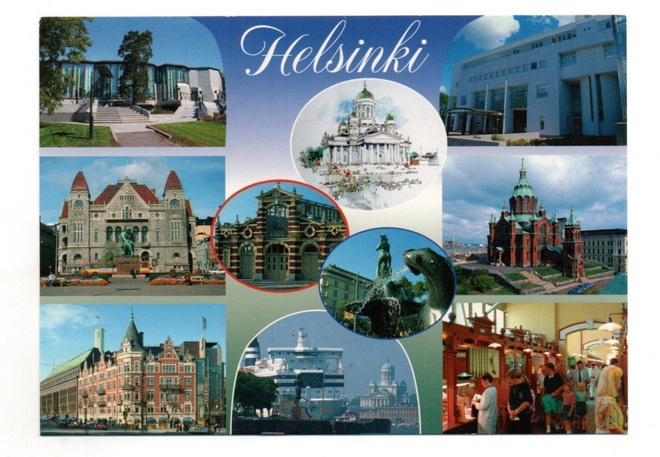 Helsinki:  kirkkoja ja muita rakennuksia